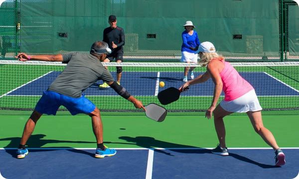 Pickleball Mixed Doubles Game