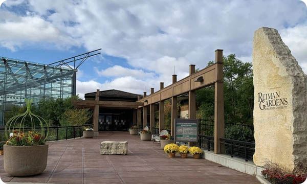 Reiman Gardens exterior shot